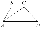 Трапеция $ABCD$ с диагональю $AC$