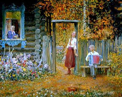 В.С. Терещенко. «Играет гармонь». 2007 г.